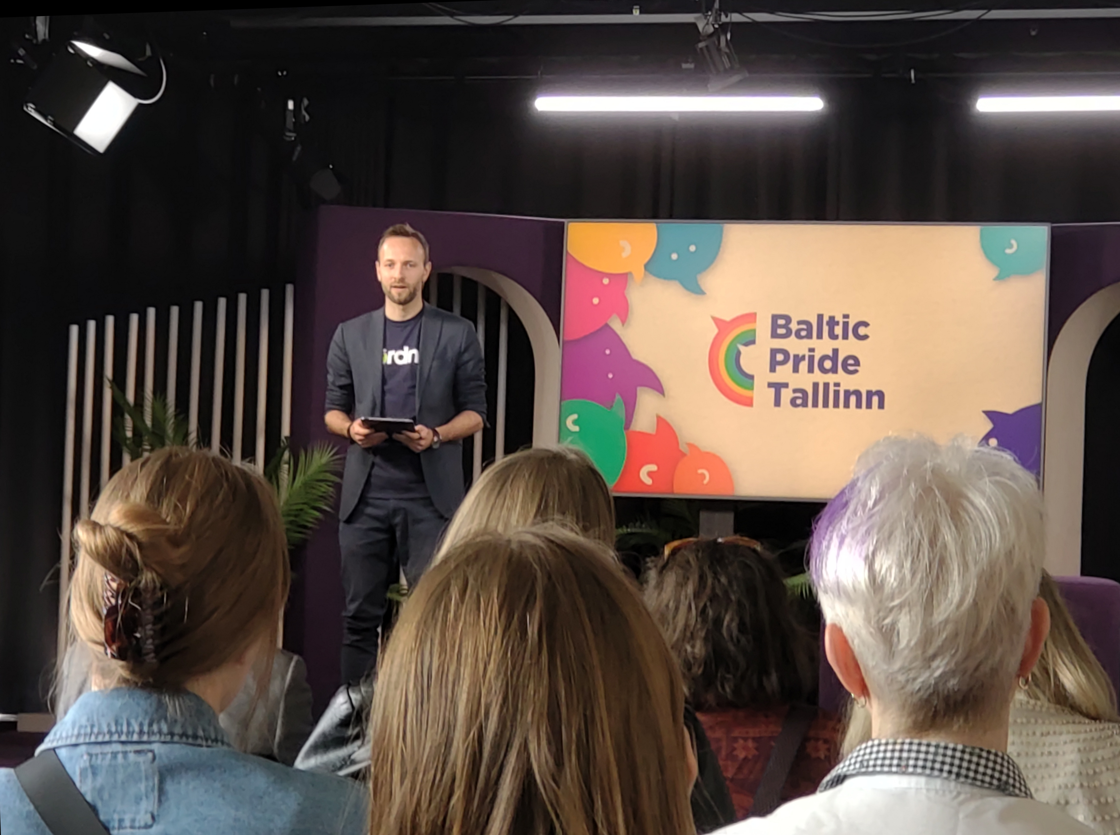 During the Baltic Pride Week 2023 conference