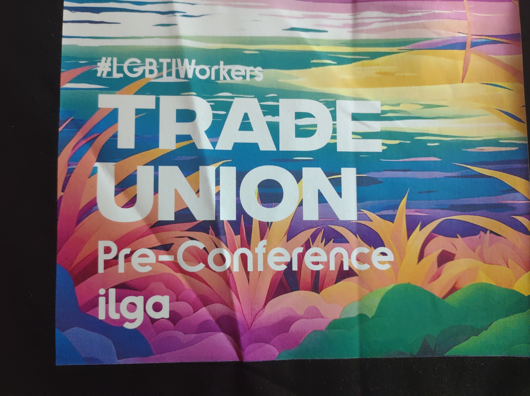 logo of the 2024 ILGA World Global Unions preconference